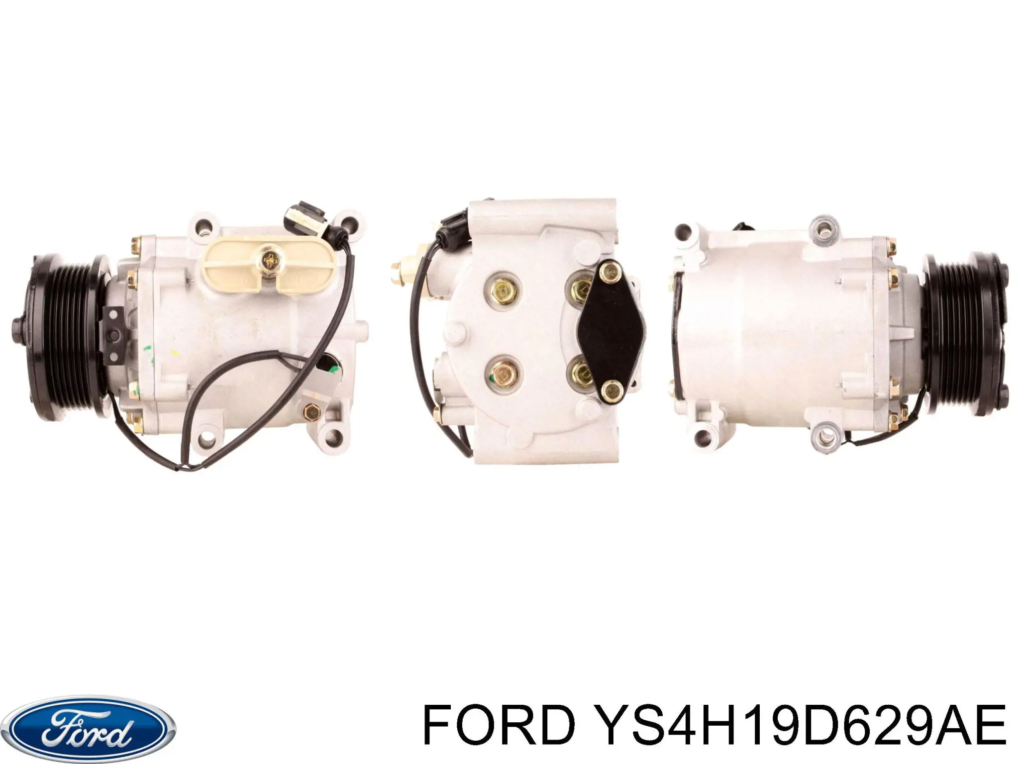 Компрессор кондиционера YS4H19D629AE Ford