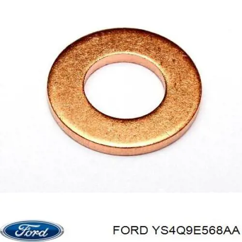 YS4Q9E568AA Ford кольцо (шайба форсунки инжектора посадочное)
