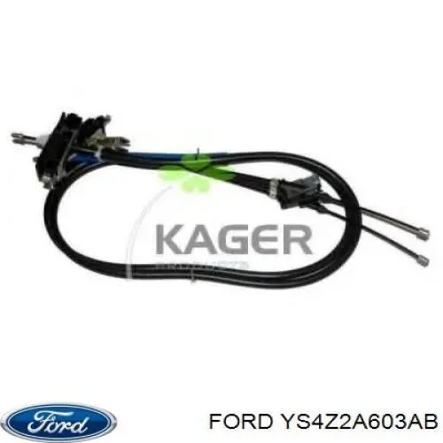 Задний трос ручника Ford YS4Z2A603AB цена, от 27.40 USD