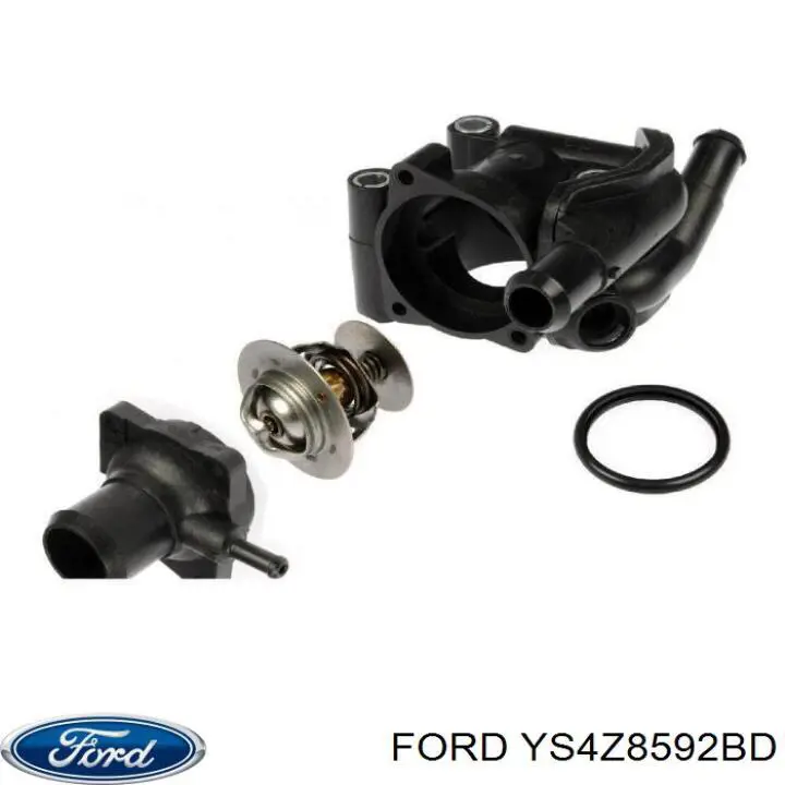 Корпус термостата YS4Z8592BD Ford