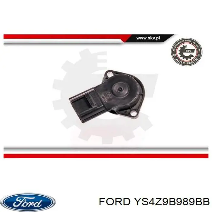 YS4Z9B989BB Ford датчик положения дроссельной заслонки (потенциометр)