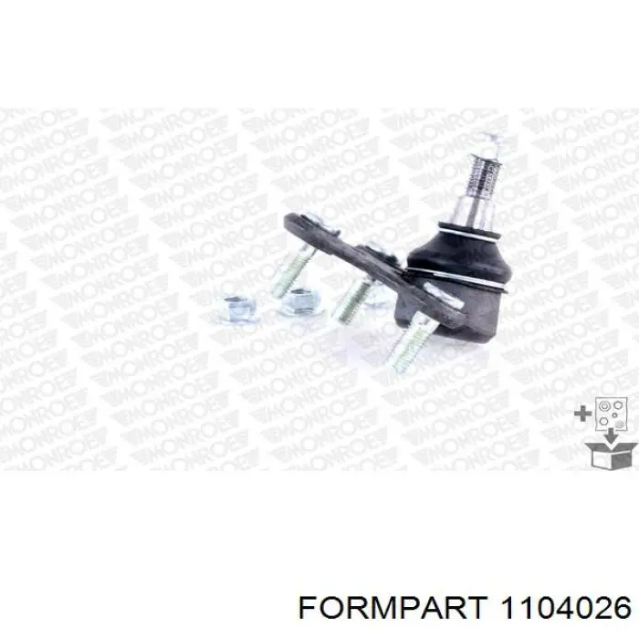 Нижняя левая шаровая опора Formpart/Otoform 1104026 цена, от 13.53 USD