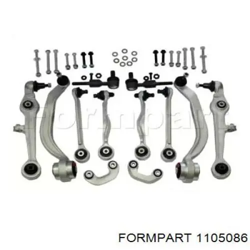 1105086 Formpart/Otoform kit de braços oscilantes de suspensão dianteira