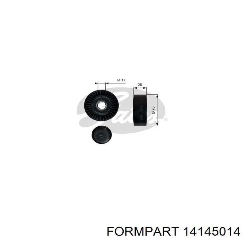 14145014 Formpart/Otoform натяжной ролик