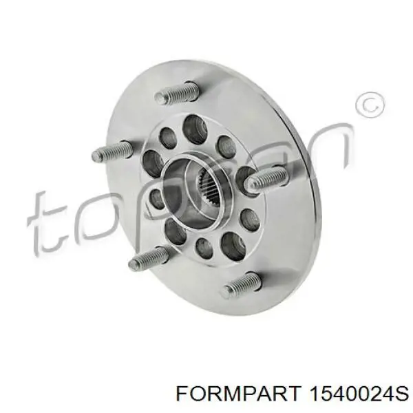 Cubo de rueda delantero 1540024S Formpart/Otoform