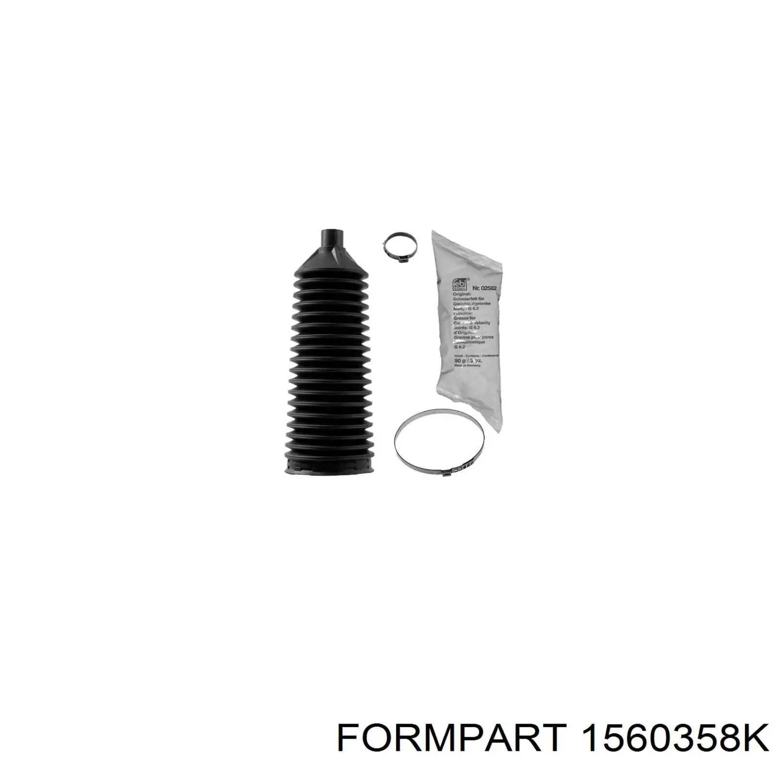 1560358K Formpart/Otoform пыльник рулевой рейки