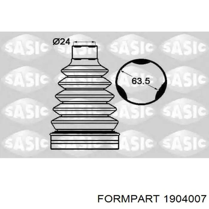 Шаровая опора, нижняя Formpart/Otoform 1904007 цена, от 17.90 USD