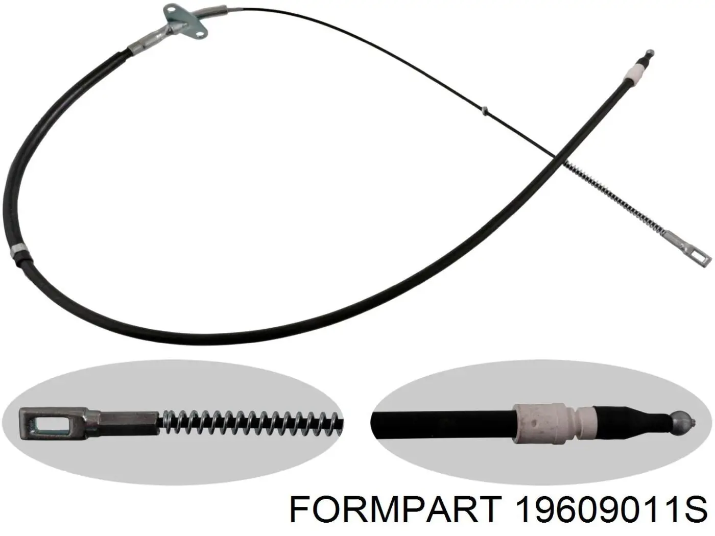 19609011S Formpart/Otoform трос ручного тормоза задний правый