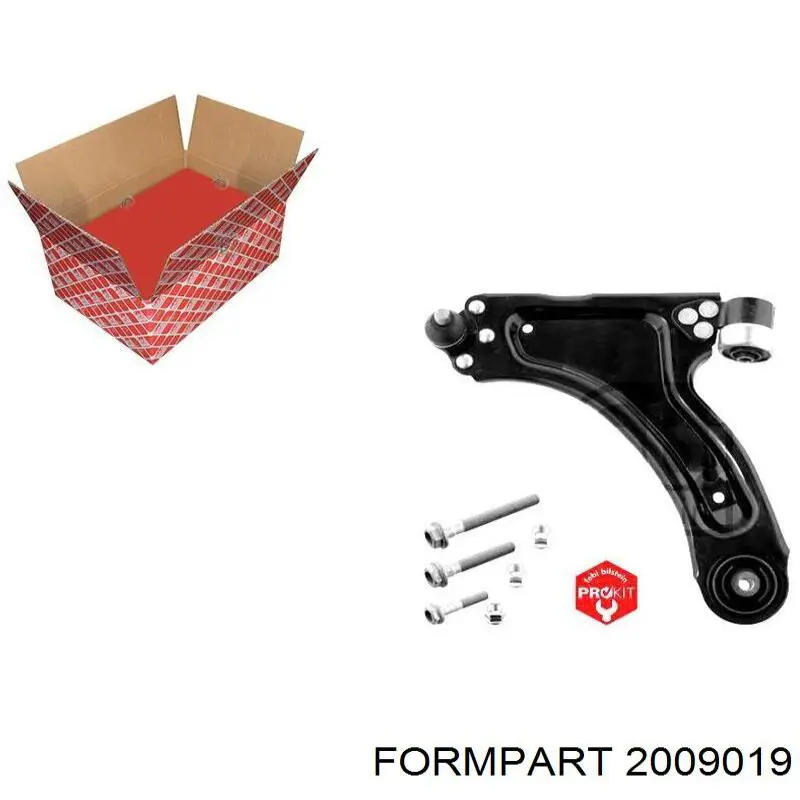 Левый рычаг передней нижней подвески Formpart/Otoform 2009019 цена, от 66.20 USD