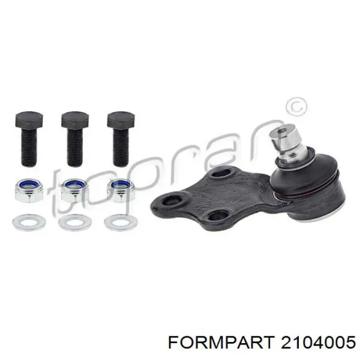 Шаровая опора, нижняя Formpart/Otoform 2104005 цена, от 8.78 USD