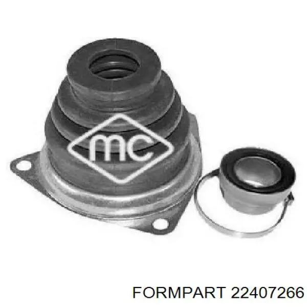 Пыльник ШРУСа передней полуоси внутренний левый 628906 Hans Pries (Topran)