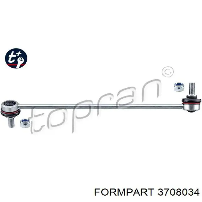 3708034 Formpart/Otoform montante esquerdo de estabilizador dianteiro