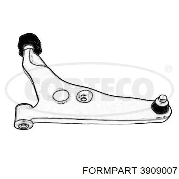Купить 3909007 Formpart/Otoform Рычаг передней подвески левый