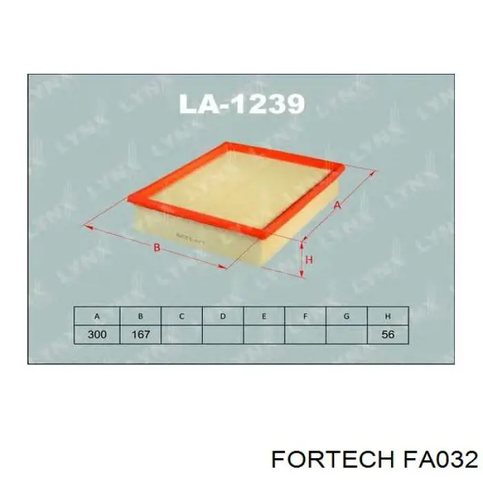 FA032 Fortech воздушный фильтр