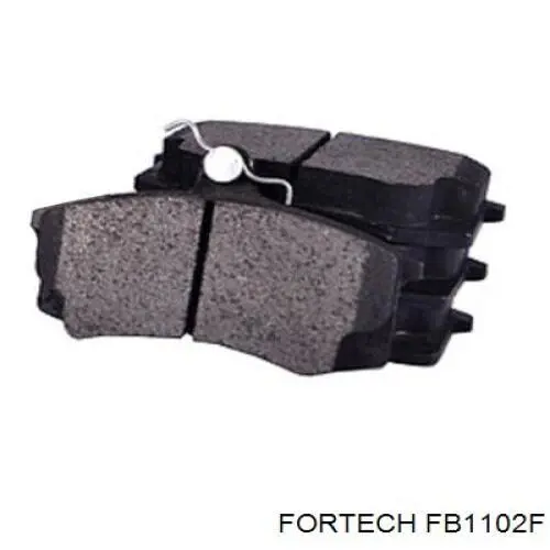 FB1102F Fortech колодки тормозные передние дисковые