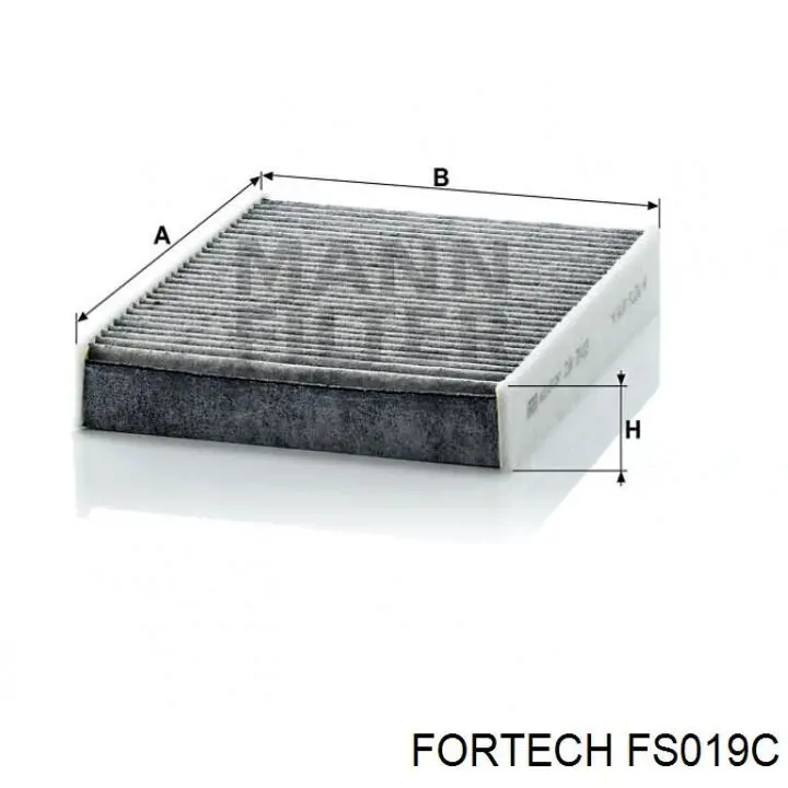 FS019C Fortech фильтр салона