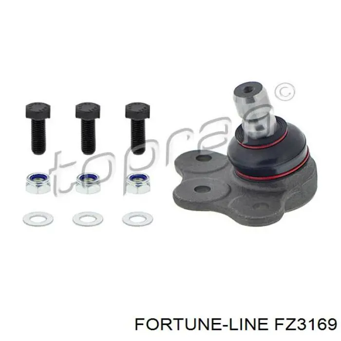 Шаровая опора, нижняя Fortune Line FZ3169 цена, от 10.14 USD