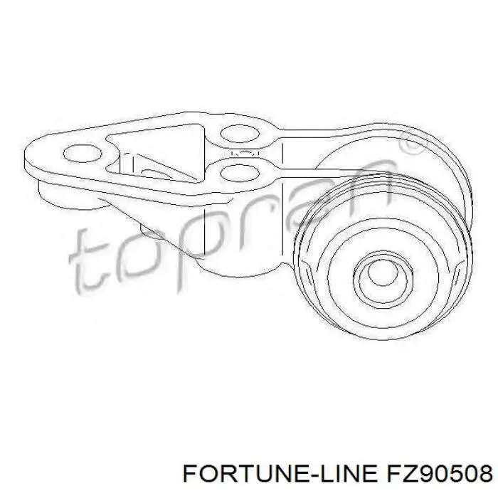 FZ90508 Fortune Line Кронштейн задней балки