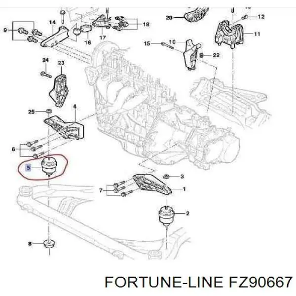 Подушка двигателя Opel 684674 цена, от 40.89 USD