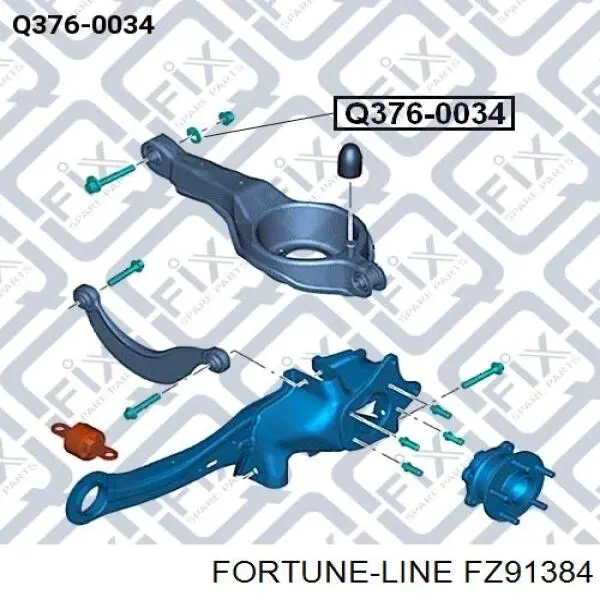 Купить 6736548 Ford Болт крепления заднего нижнего рычага, внутренний