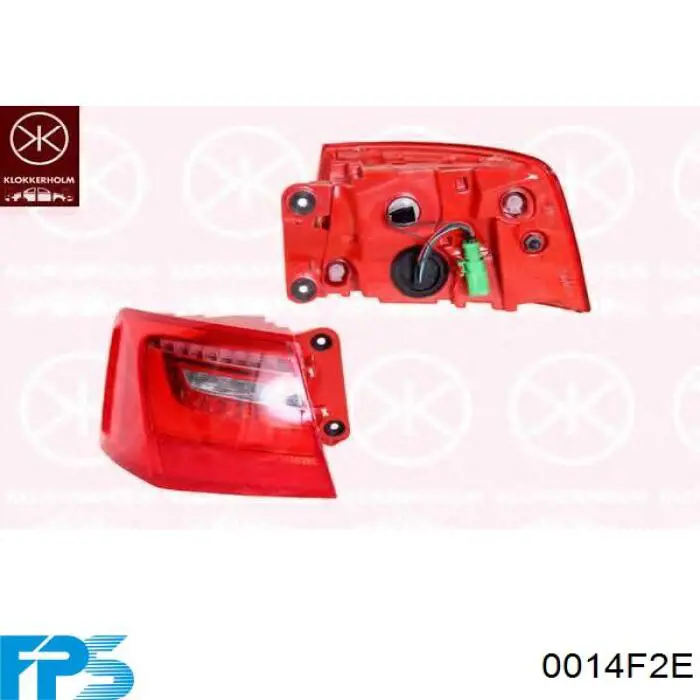 Фонари задние на Audi A6 C5 4B2, 4B4