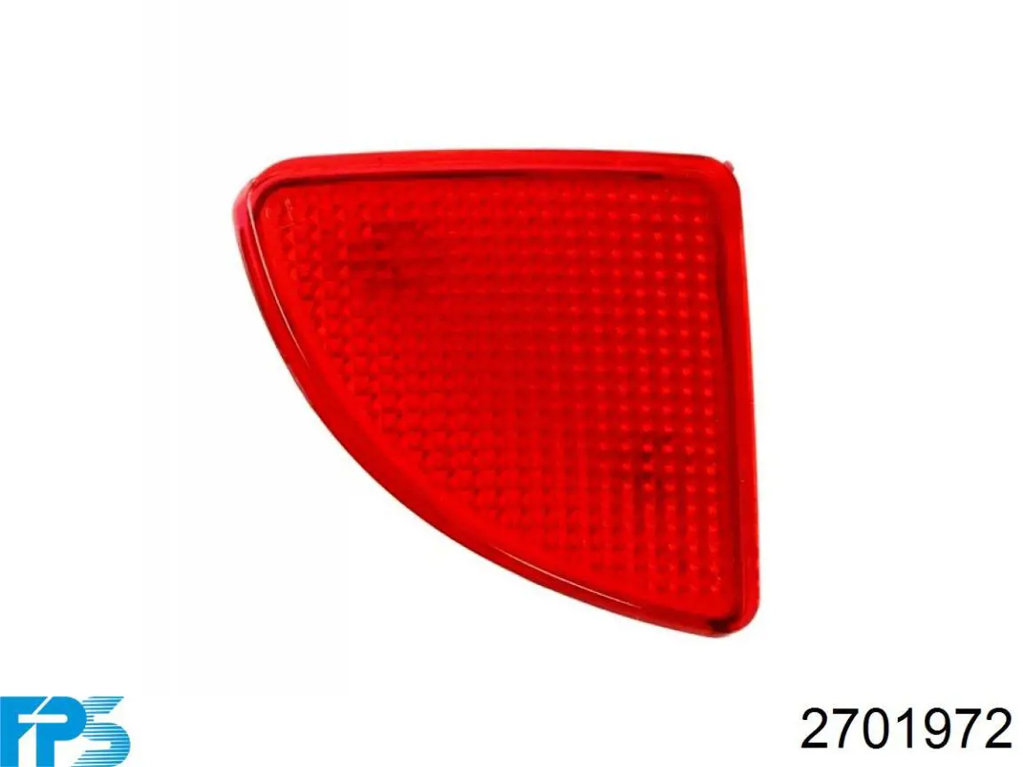 Правый катафот заднего бампера 2655400QAD Renault (RVI)