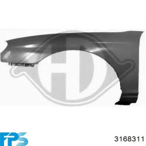 Крыло переднее левое Hyundai/Kia 6631138210 цена, от 42.46 USD