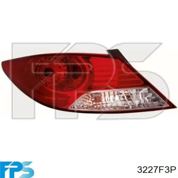 Левый отражатель заднего бампера 0270741F3C Tempest