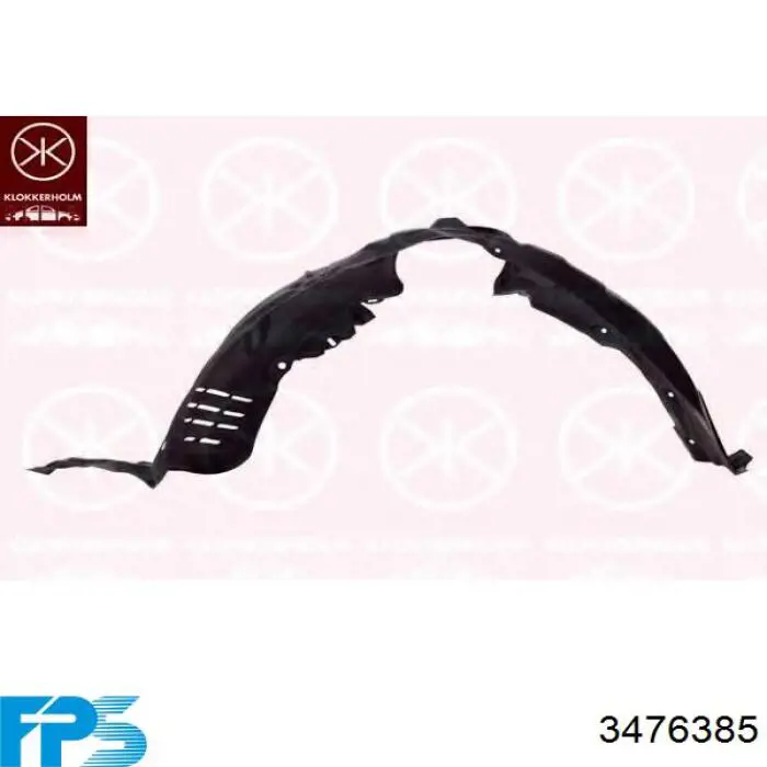 0340299101 Tempest Guarda-barras do pára-lama traseiro esquerdo