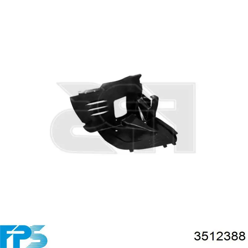 Подкрылок крыла переднего правый передний Polcar 5002FP1 цена, от 12.37 USD