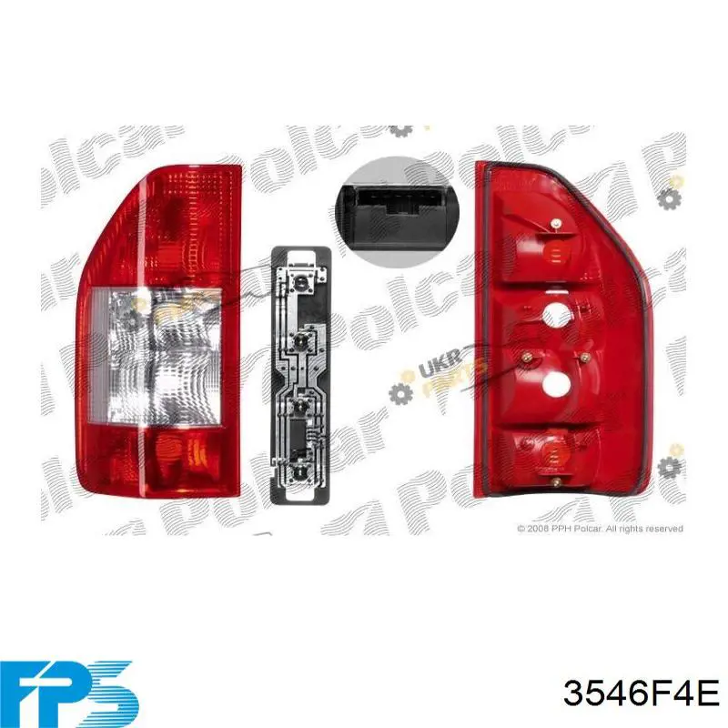 Купить 8261656 Mercedes Задняя правая фара