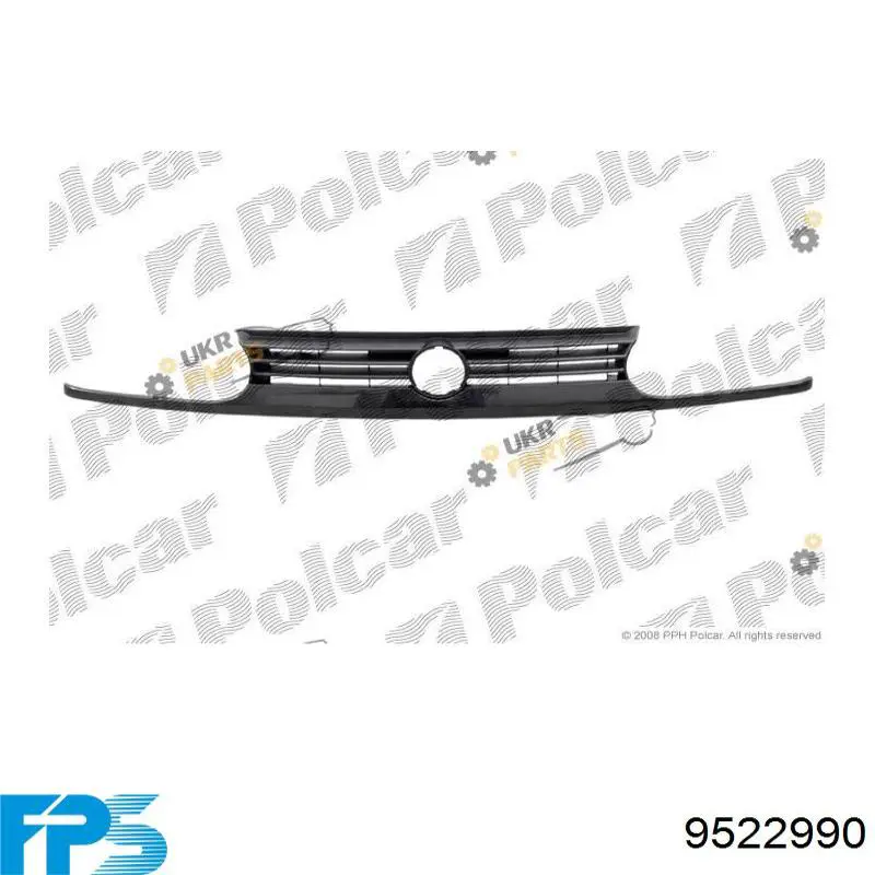 Купить 953805 Polcar Решетка радиатора