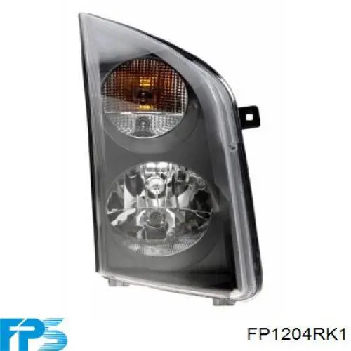 Elemento de regulación, regulación del alcance de faros FP1204RK1 FPS