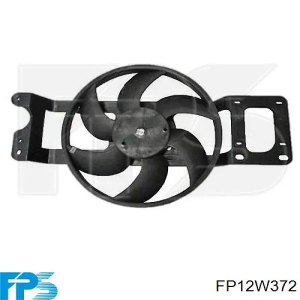 FP12W372 FPS ventilador elétrico de esfriamento montado (motor + roda de aletas direito)