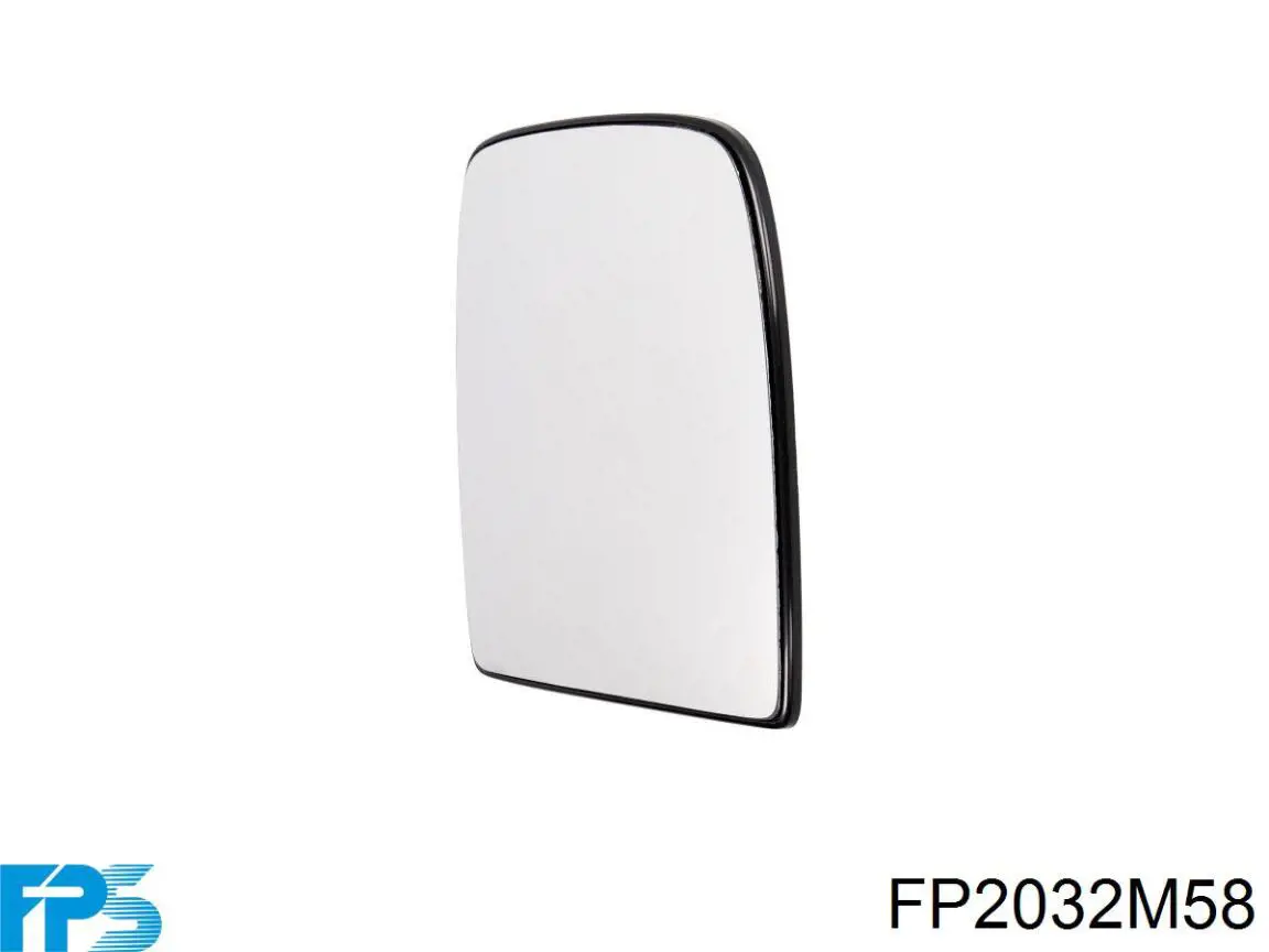 FP2032M58 FPS зеркальный элемент зеркала заднего вида правого