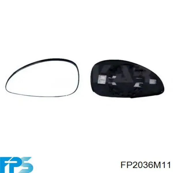 Зеркальный элемент водительского зеркала FPS FP2036M11 цена, от 9.91 USD