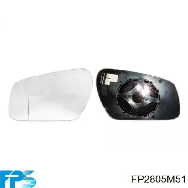 FP 2805 M51 FPS зеркальный элемент зеркала заднего вида левого