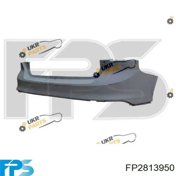 Бампер задний Ford F1EB17906A цена, от 63.42 USD