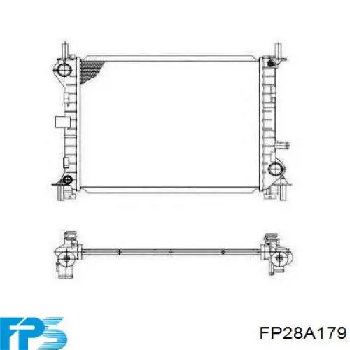 FP28A179 FPS radiador de esfriamento de motor