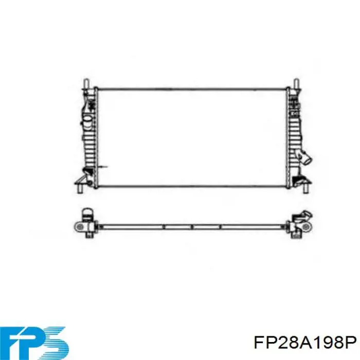 Радиатор FP28A198P FPS