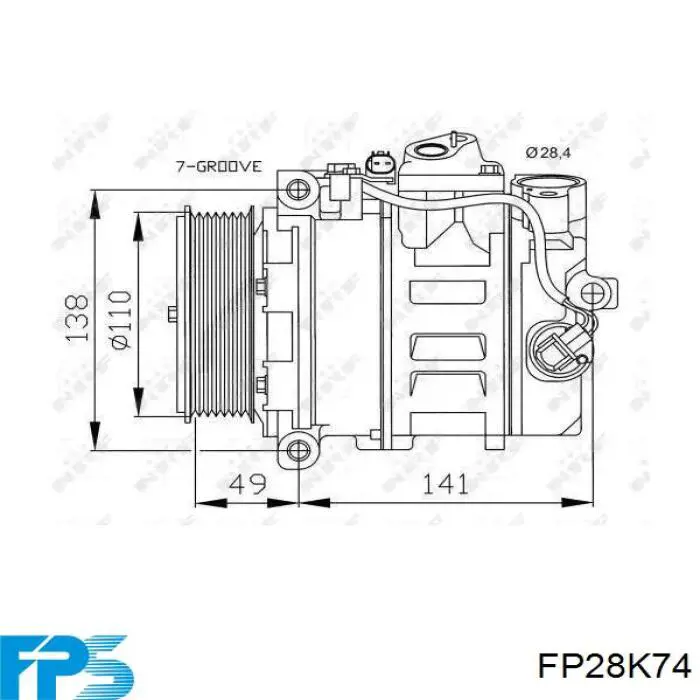 FP28K74 FPS Конденсатор