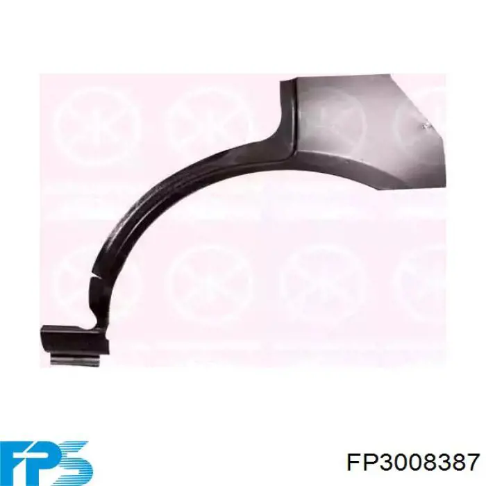Подкрылок крыла переднего левый FPS FP3008387 цена, от 16.19 USD