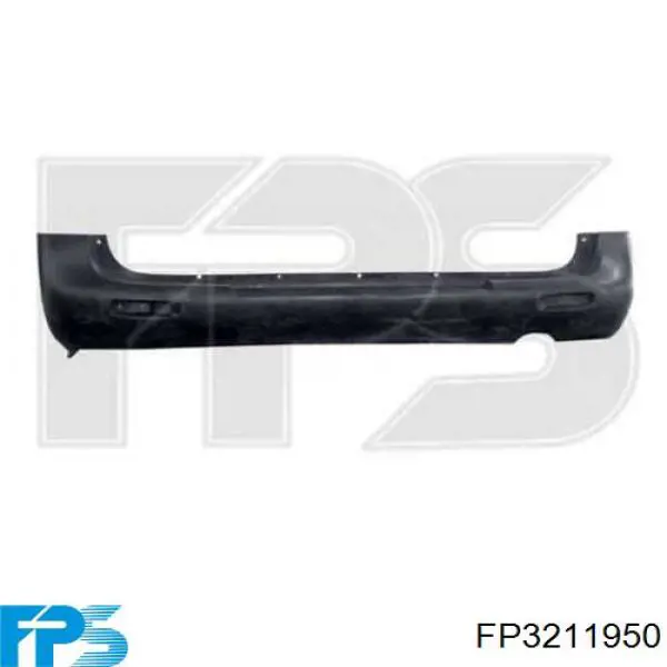 FP 3211 950 FPS pára-choque traseiro