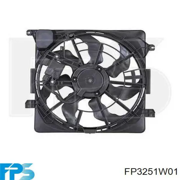 Купить FP3251W01 FPS Диффузор вентилятора в сборе с мотором и крыльчаткой