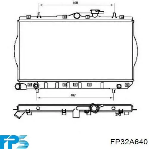 FP32A640 FPS радиатор