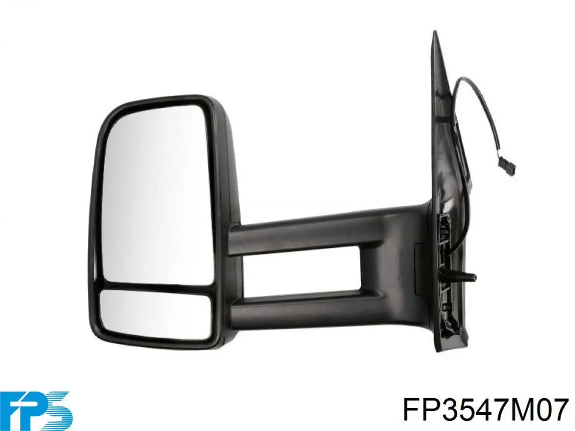 Placa sobreposta interna de fixação de espelho esquerdo para Mercedes Sprinter (901, 902)