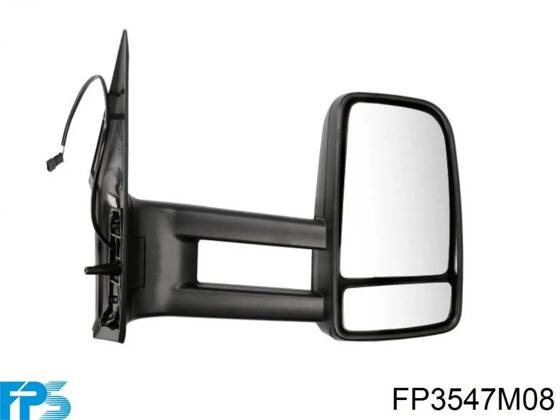 Placa sobreposta interna de fixação de espelho direito para Mercedes Sprinter (906)