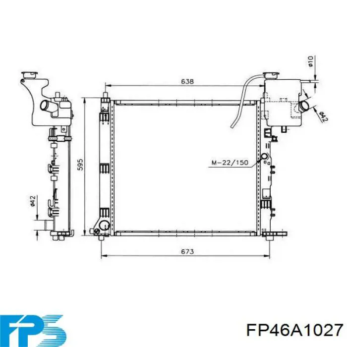 FP 46 A1027 FPS радиатор