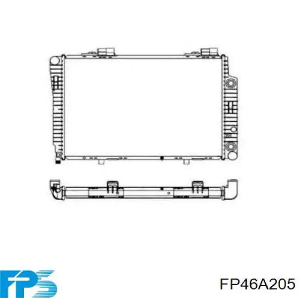 Радиатор FP46A205 FPS