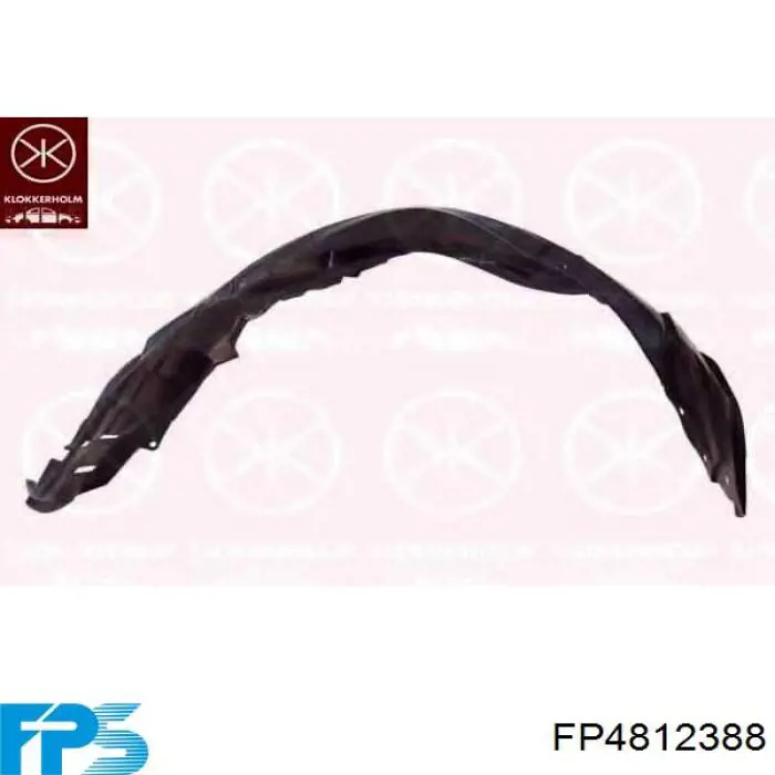 Правый подкрылок переднего крыла Mitsubishi Outlander II XL внедорожник (CWW) (2005 - 2012) цена, от 13.28 USD